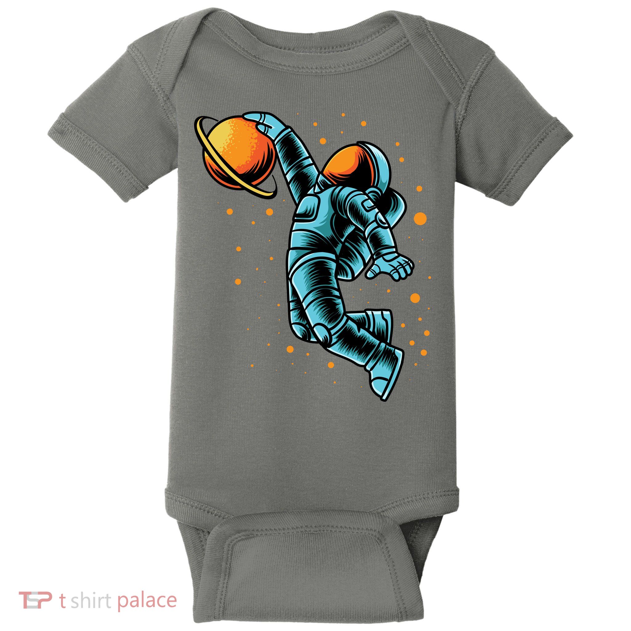 Astronaut Basketball Player Baby Bodysuit