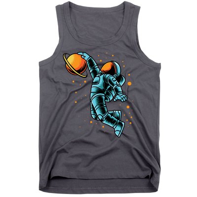 Astronaut Basketball Player Tank Top