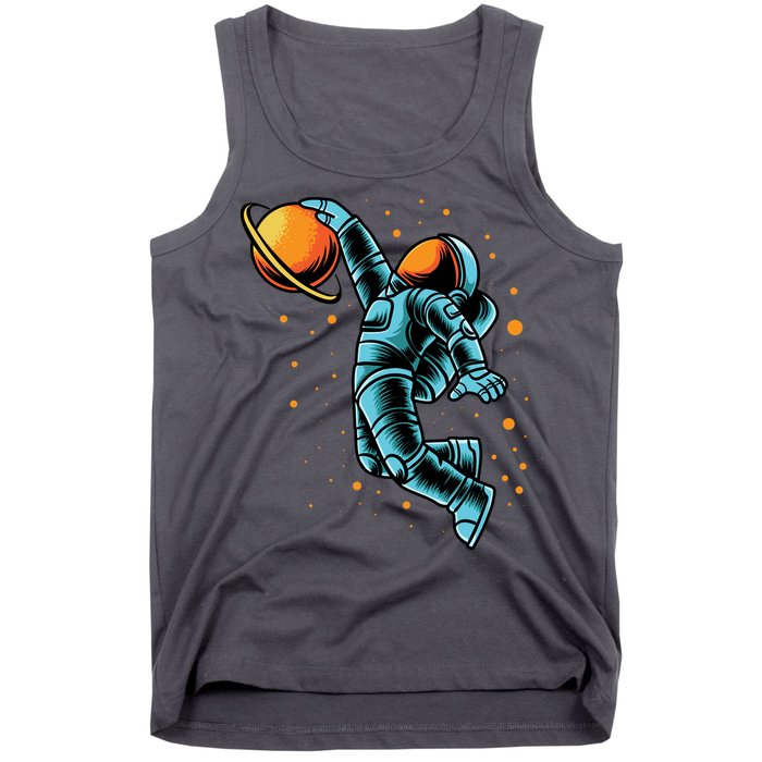 Astronaut Basketball Player Tank Top