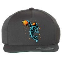Astronaut Basketball Player Wool Snapback Cap