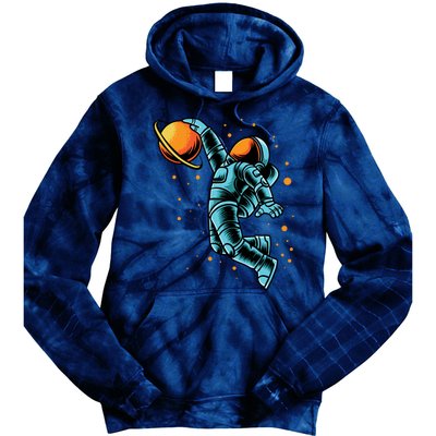 Astronaut Basketball Player Tie Dye Hoodie