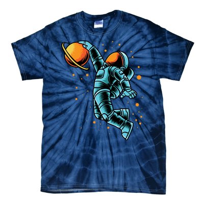 Astronaut Basketball Player Tie-Dye T-Shirt