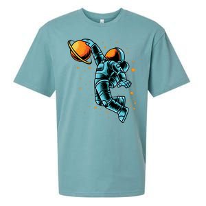 Astronaut Basketball Player Sueded Cloud Jersey T-Shirt