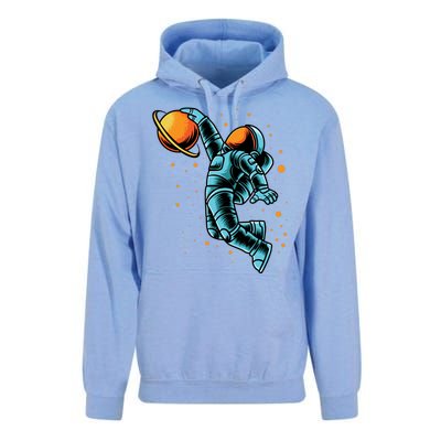 Astronaut Basketball Player Unisex Surf Hoodie