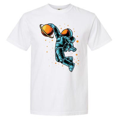 Astronaut Basketball Player Garment-Dyed Heavyweight T-Shirt