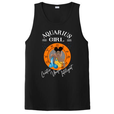 Aquarius Black Queen Zodiac Horoscope Traits Cute Gift PosiCharge Competitor Tank