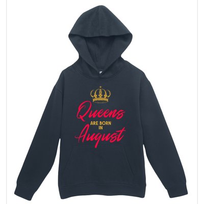 August Born Queens Queen Princess Birthday Urban Pullover Hoodie