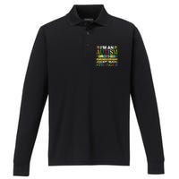 Autism Brother Quotes Motivational Autism Awareness Autism Support Performance Long Sleeve Polo