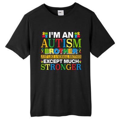 Autism Brother Quotes Motivational Autism Awareness Autism Support Tall Fusion ChromaSoft Performance T-Shirt