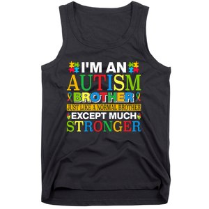 Autism Brother Quotes Motivational Autism Awareness Autism Support Tank Top