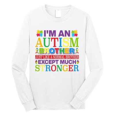 Autism Brother Quotes Motivational Autism Awareness Autism Support Long Sleeve Shirt