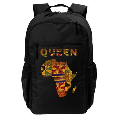 Afro Black Queen African Ghana Kente Cloth Family Matching Daily Commute Backpack