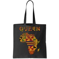 Afro Black Queen African Ghana Kente Cloth Family Matching Tote Bag