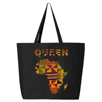 Afro Black Queen African Ghana Kente Cloth Family Matching 25L Jumbo Tote