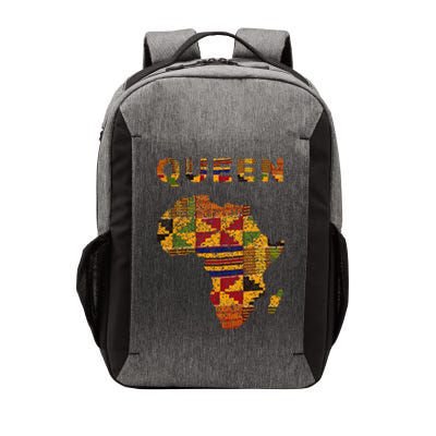 Afro Black Queen African Ghana Kente Cloth Family Matching Vector Backpack