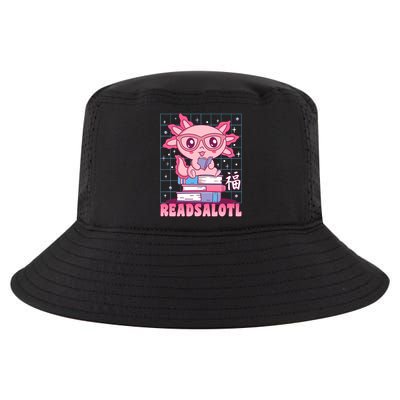 Axolotl Books Readsalotl Reading Bookworm Cool Comfort Performance Bucket Hat