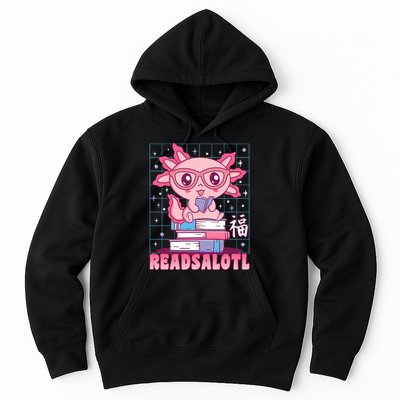 Axolotl Books Readsalotl Reading Bookworm Hoodie