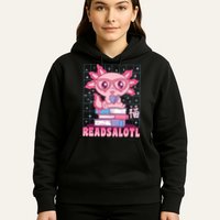 Axolotl Books Readsalotl Reading Bookworm Hoodie