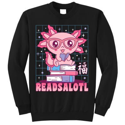 Axolotl Books Readsalotl Reading Bookworm Sweatshirt