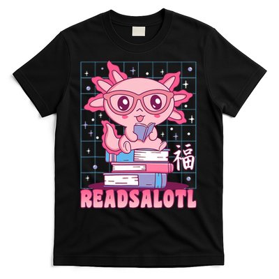 Axolotl Books Readsalotl Reading Bookworm T-Shirt