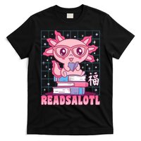 Axolotl Books Readsalotl Reading Bookworm T-Shirt