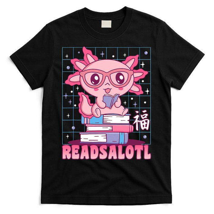 Axolotl Books Readsalotl Reading Bookworm T-Shirt