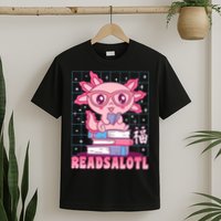 Axolotl Books Readsalotl Reading Bookworm T-Shirt