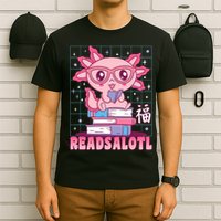 Axolotl Books Readsalotl Reading Bookworm T-Shirt