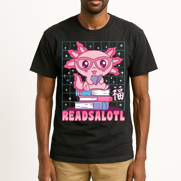 Axolotl Books Readsalotl Reading Bookworm Tall T-Shirt