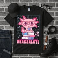 Axolotl Books Readsalotl Reading Bookworm Tall T-Shirt