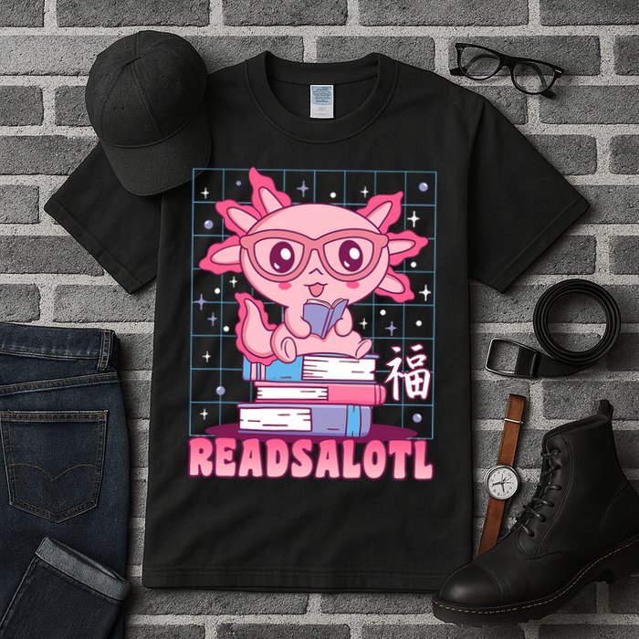 Axolotl Books Readsalotl Reading Bookworm Tall T-Shirt