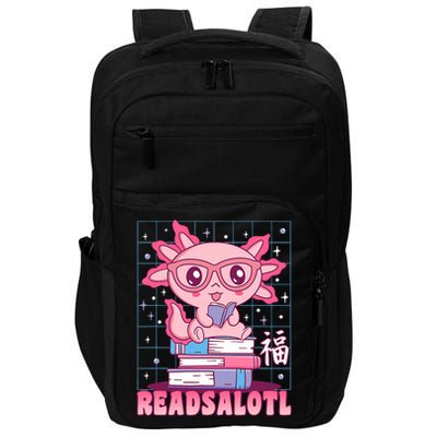 Axolotl Books Readsalotl Reading Bookworm Impact Tech Backpack