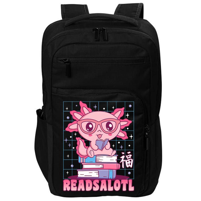 Axolotl Books Readsalotl Reading Bookworm Impact Tech Backpack