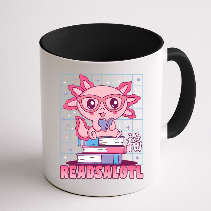 Axolotl Books Readsalotl Reading Bookworm Mug