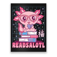 Axolotl Books Readsalotl Reading Bookworm Poster
