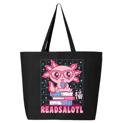 Axolotl Books Readsalotl Reading Bookworm 25L Jumbo Tote