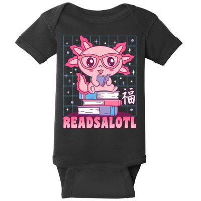 Axolotl Books Readsalotl Reading Bookworm Baby Bodysuit