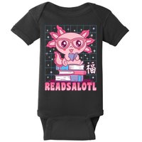 Axolotl Books Readsalotl Reading Bookworm Baby Bodysuit