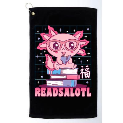 Axolotl Books Readsalotl Reading Bookworm Golf Towel