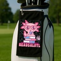 Axolotl Books Readsalotl Reading Bookworm Golf Towel
