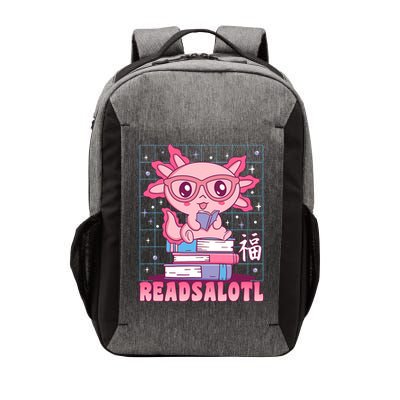 Axolotl Books Readsalotl Reading Bookworm Vector Backpack