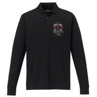 ARELLANO Blood Runs Through My Veins Family Name Vintage Performance Long Sleeve Polo