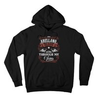 ARELLANO Blood Runs Through My Veins Family Name Vintage Hoodie