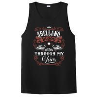 ARELLANO Blood Runs Through My Veins Family Name Vintage PosiCharge Competitor Tank