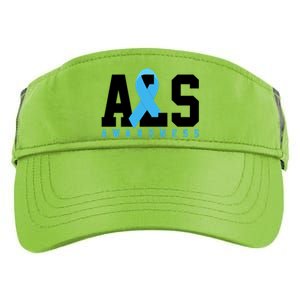 Als Blue Ribbon Awareness Adult Drive Performance Visor