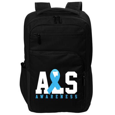 Als Blue Ribbon Awareness Impact Tech Backpack