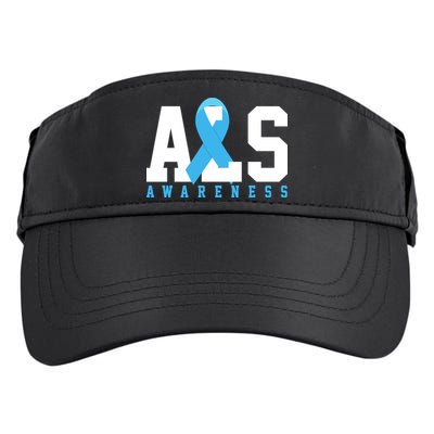 Als Blue Ribbon Awareness Adult Drive Performance Visor