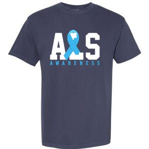 Als Blue Ribbon Awareness Garment-Dyed Heavyweight T-Shirt