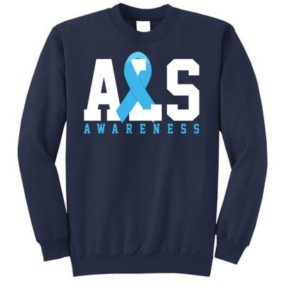 Als Blue Ribbon Awareness Sweatshirt