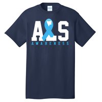 Als Blue Ribbon Awareness Tall T-Shirt